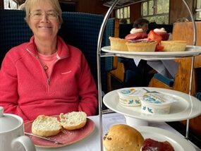 Customer Photo of Churnet Valley Steam Train Cream Tea